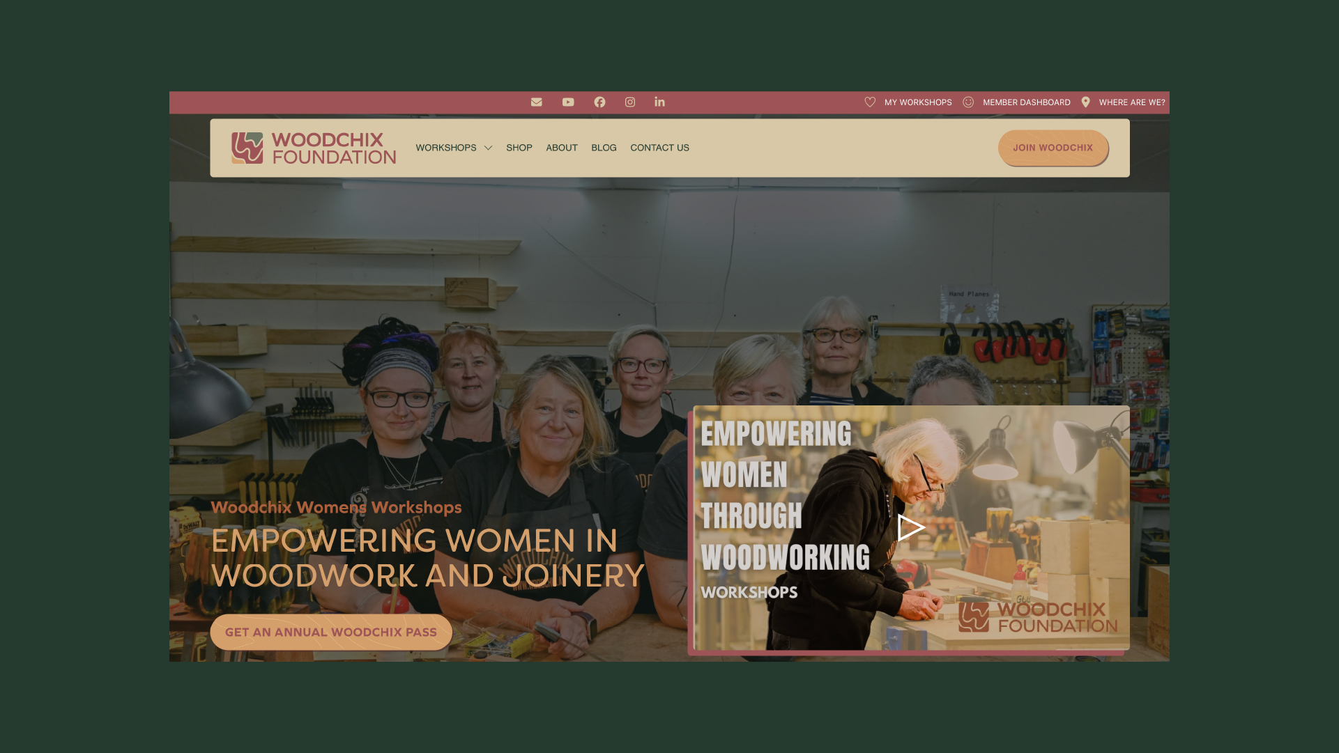 WoodChix Foundation community photography